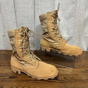 Military Combat Boots Desert Tan Men’s Size 5-Women’s 7